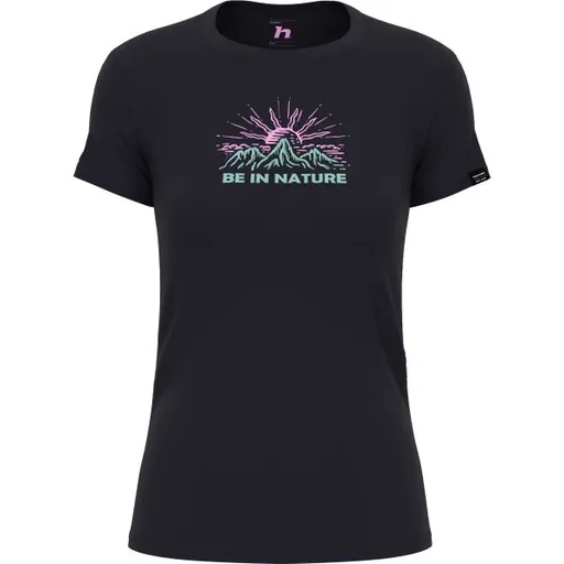 Hannah ADRIA Dámské tričko, černá, velikost