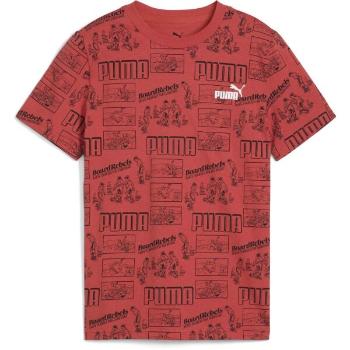 Puma MID90S AOP TEE B Fiú póló, piros, méret