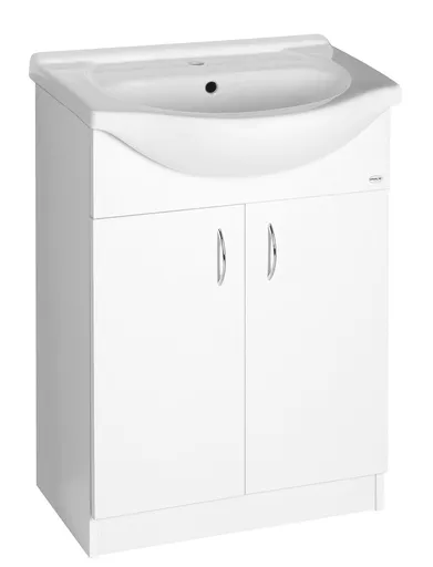 AQUALINE SIMPLEX ECO 65 umyvadlová skříňka včetně umyvadla 63x83,5x30,7cm SIME650