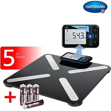 HARTMANN Veroval Inteligentní osobní váha (9253740)
