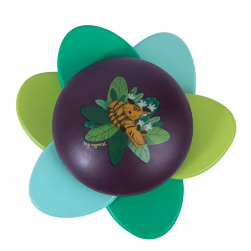 MOULIN ROTY Dřevěné chrastítko lístek