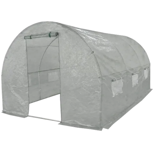 Fóliovník zahradní 300 x 200 x 200 cm, bílá plachta, 300 x 200 x 200 cm