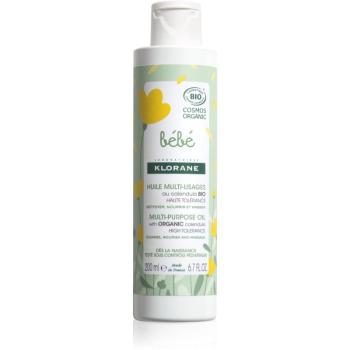 Klorane Bébé Multi-Purpose Oil vyživující tělový olej pro dětskou pokožku 200 ml