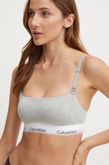 Podprsenka na kojení Calvin Klein Underwear šedá barva, 000QF7905E