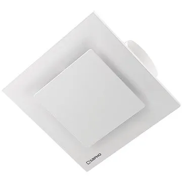 SAPHO TECTO stropní ventilátor axiální s časovačem, potrubí 100mm, TC202 (TC202)
