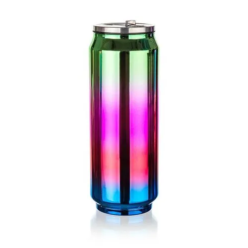 Banquet Termoska BE COOL 430 ml, zeleno-růžovo-červeno-modrá