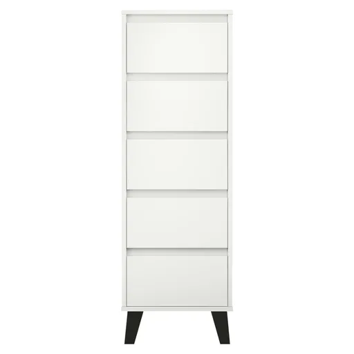 Komoda BOGAN 5S40, bílá