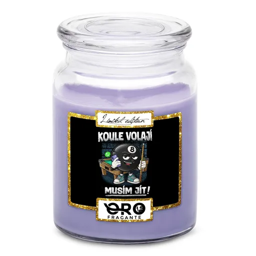 Svíčka Koule volají (Vůně svíčky: Levandule)