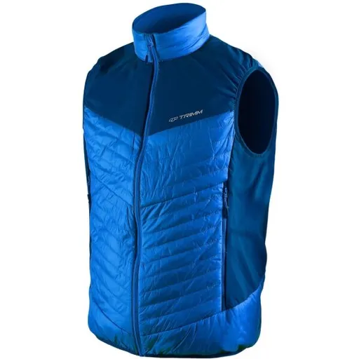 TRIMM ZEN VEST Pánská celoroční vesta, modrá, velikost XXXL