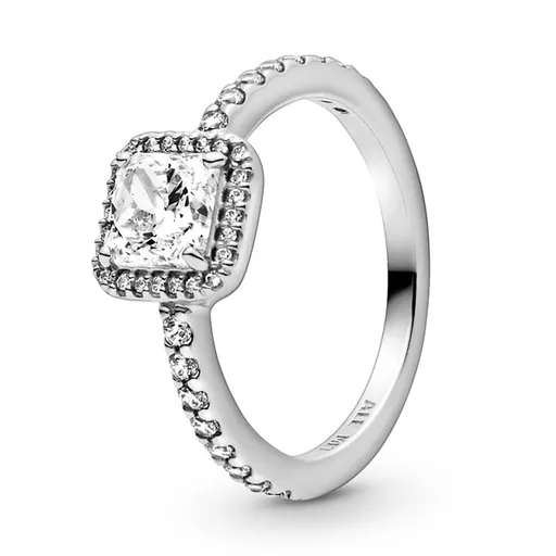 Pandora Okouzlující stříbrný prsten s křišťálem Timeless 198863C01 52 mm