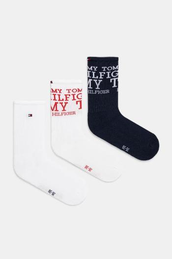 Dětské ponožky Tommy Hilfiger 3-pack tmavomodrá barva, 701229869