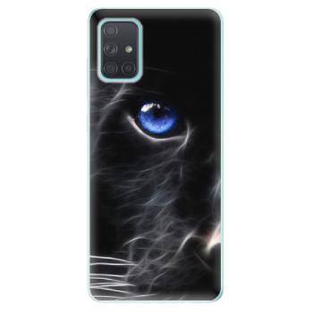 Odolné silikonové pouzdro iSaprio - Black Puma - Samsung Galaxy A71