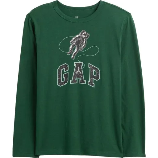 GAP V-OCT LS VG Dětské tričko, zelená, velikost