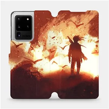 Flipové pouzdro na mobil Samsung Galaxy S20 Ultra - MA06S Postava v ohni (5903516171880)