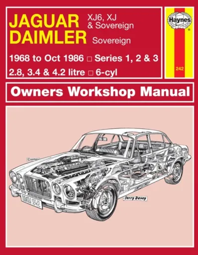 Jaguar XJ6, XJ & Sovereign; Daimler Sovereign (68 - Oct 86) Haynes Repair Manual - Haynes Publishing
