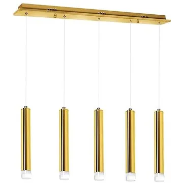 LED Lustr na lanku GOLDIE 5xLED/25W/230V zlatá (123538)