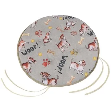 Bellatex EMA kulatý hladký - průměr 40 cm, výška puru 2 cm - pejsek (5710)