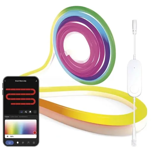 EMOS GoSmart RGBIC Ohebný LED pásek NEON 23W s WiFi 3m ZPW313I