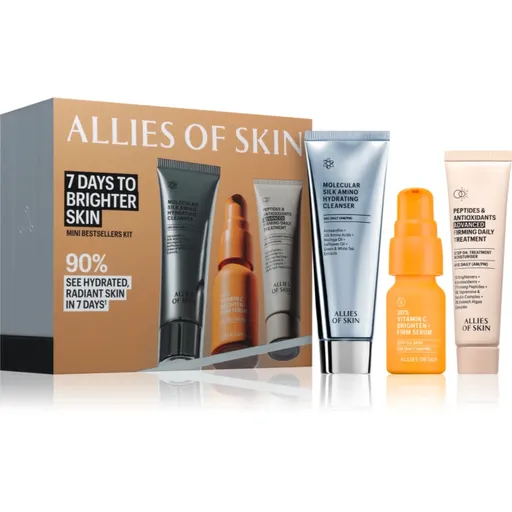 Allies of Skin 7 Days to Brighter Skin Kit cestovní sada pro rozjasnění pleti