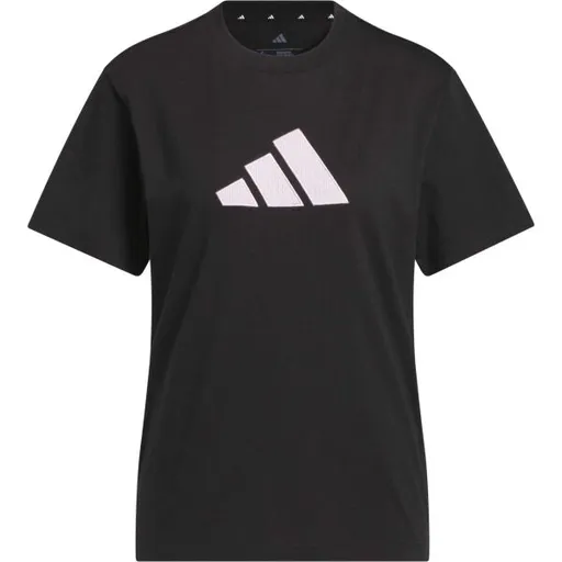 adidas SC GINGHAM TEE W Dámské triko, černá, velikost