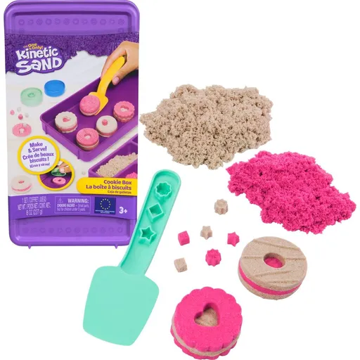Kinetic sand tvoření koláčků