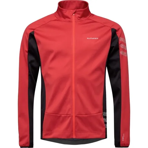 Klimatex MADRI Pánská větruodolná cyklistická bunda, červená, velikost XXXL