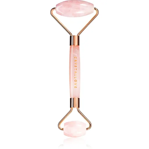 Crystallove Rose Quartz Roller masážní váleček na obličej 1 ks