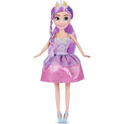 Zuru Víla jednorožec Sparkle Girlz v kornoutku fialové vlasy