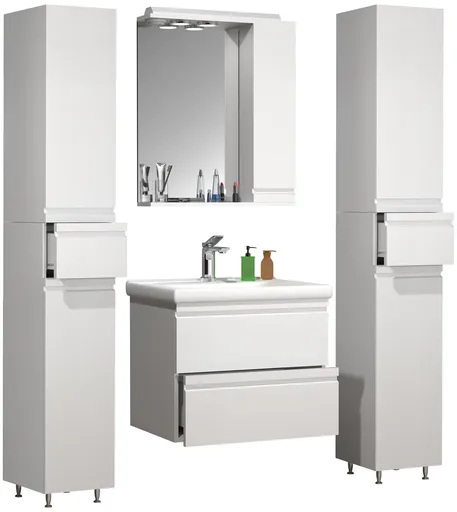 VCM 5dílná umyvadlová skříňka Silora L, bílá