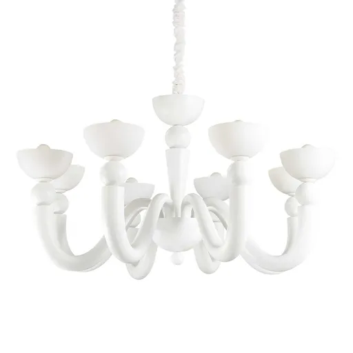 Závěsné svítidlo Ideal Lux Bon Bon SP8 bianco 094007 bílé 95,5cm