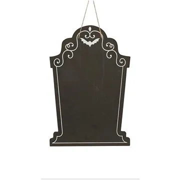 Náhrobní tabule s křídou 25 x 38 cm - halloween (8434077263310)