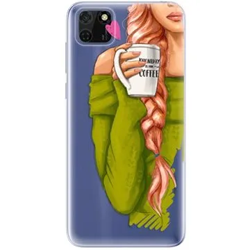 iSaprio My Coffe and Redhead Girl pro Huawei Y5p (coffread-TPU3_Y5p)