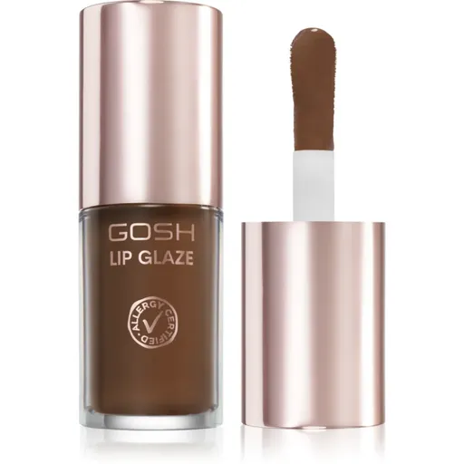 Gosh Lip Glaze lesk na rty odstín 003 Dark Chocolate 5.5 ml