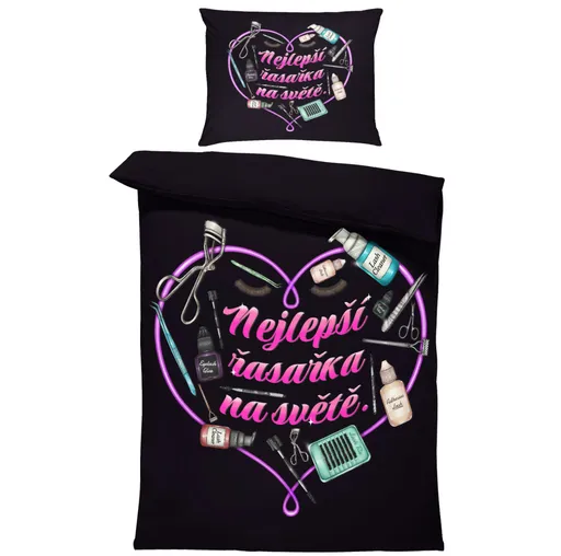 Povlečení Nejlepší řasařka (Rozměr : 1x140/220 + 1x90/70)