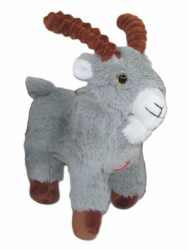 Plyšák Kozlík se zvukem šedý – 22 cm