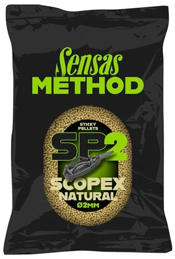 Sensas Pelety Sticky Pellets 2mm 650g - Scopex,Sensas Pelety Sticky Pellets 2mm 650g - Scopex
