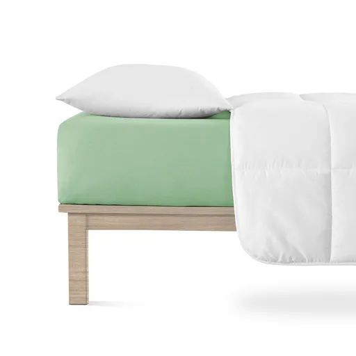 4Home jersey prostěradlo Lycra zelená, 90 x 200 cm