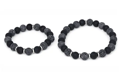 Agato Minerální náramek pro otce se synem MINK58/SET