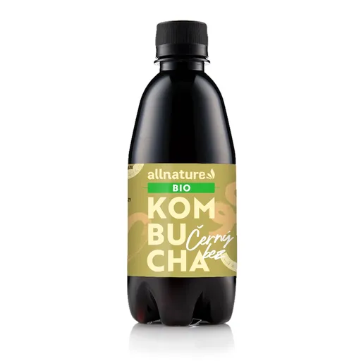 Allnature Kombucha BIO černý bez 330 ml
