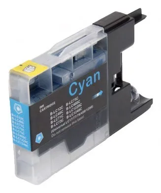 BROTHER LC-1240 - kompatibilní cartridge, azurová, 600 stran