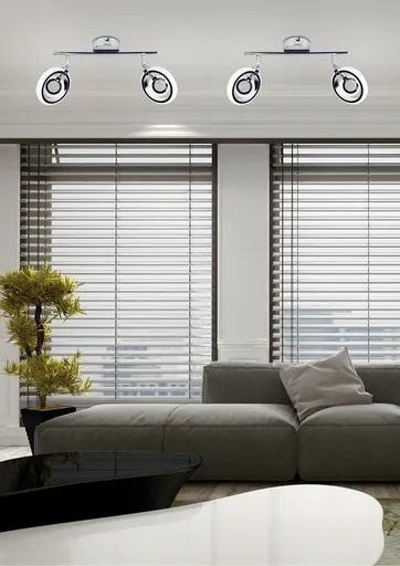 Nástěnná lampa Celt LED pásek chrom 3000K