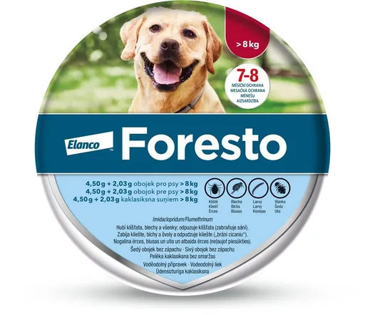 Foresto 4,50 g + 2,03 g obojek pro psy