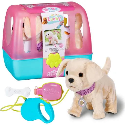 BABY born Můj veselý pejsek s přepravním boxem