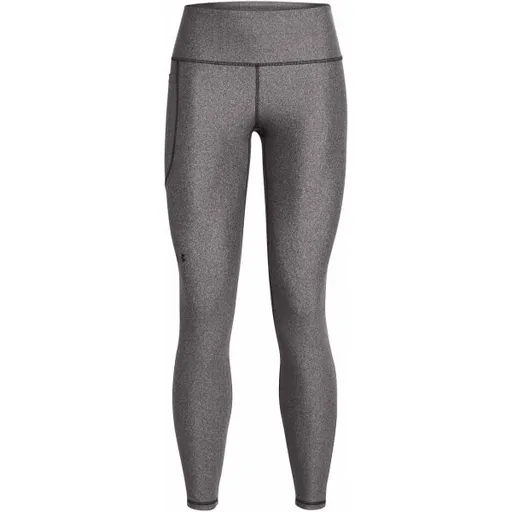 Under Armour TECH HIRISE LEGGINGS Dámské kompresní legíny, tmavě šedá, velikost