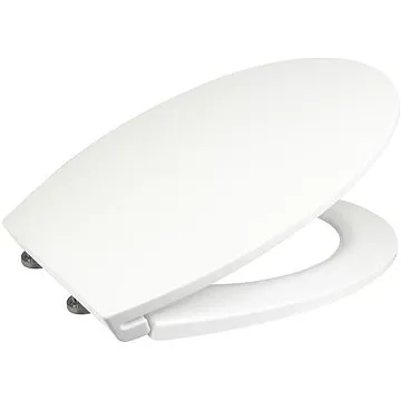 Mereo Samozavírací WC sedátko slim, duroplast, bílé, s odnímatelnými panty CLICK (CSS114S)
