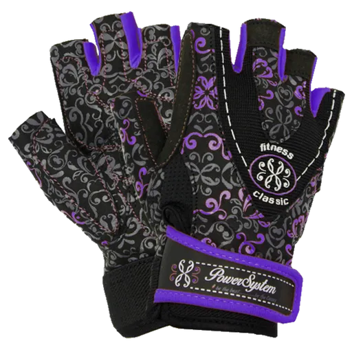 Power System Fitness rukavice CLASSY PS 2910 fialové - M