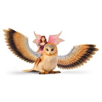 schleich ® Elf na třpytivé sově V2 70789