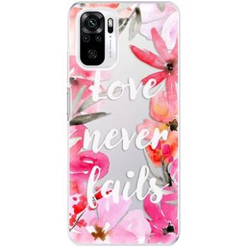 iSaprio Love Never Fails pro Xiaomi Redmi Note 10 / Note 10S (lonev-TPU3-RmiN10s)