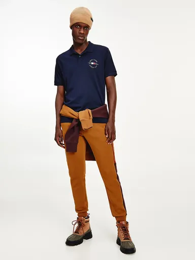 Tommy Hilfiger pánské tmavě modré polo tričko MW0MW20211 S