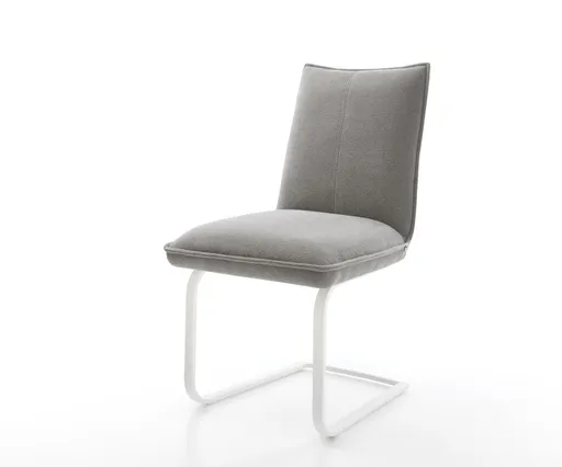 Jídelní židle Lelio-Flex strukturovaná látka Měkký šedá jídelní